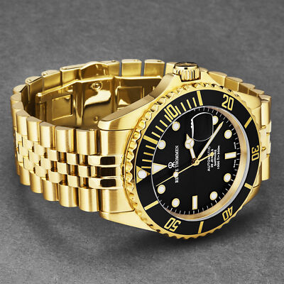 Pre-owned Revue Thommen Men's 'diver' Black Dial Automatic Watch 17571.2217