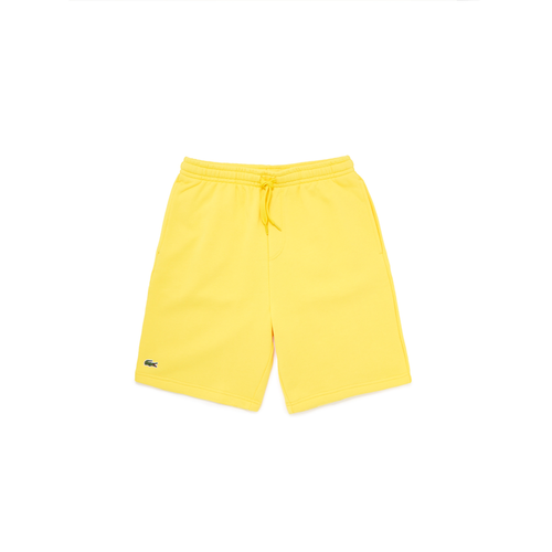 

Мужские желтые спортивные теннисные флисовые шорты Lacoste, Желтый