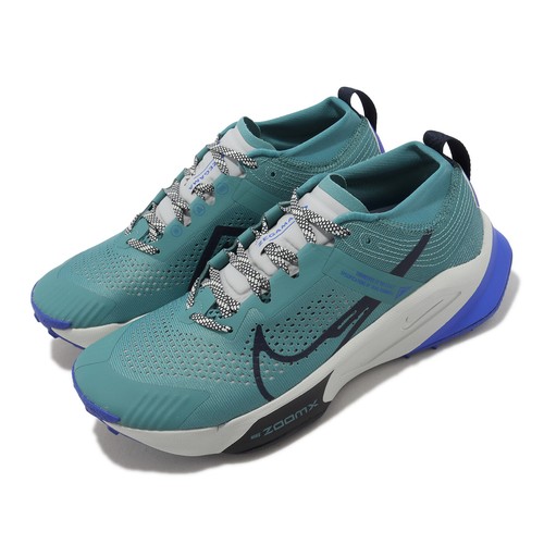 

Мужские кроссовки для шоссейного бега Nike Zoomx Zegama Trail Mineral Teal Racer Blue DH0623-301, Зеленый, Zoomx Zegama Trail
