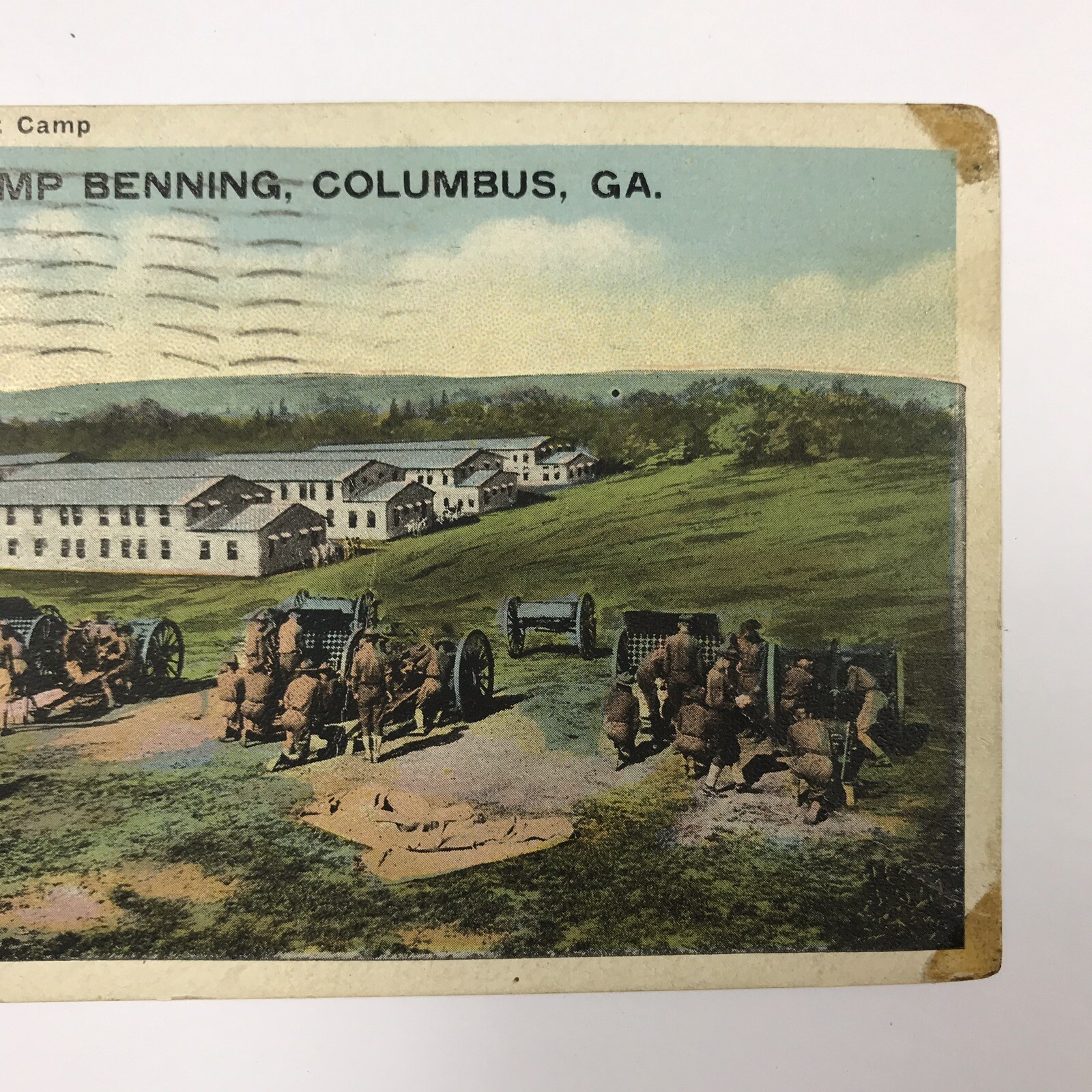 1910's 1920's Camp Fort Benning Columbus Georgia GA Artillery Practice Camp