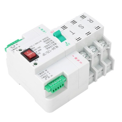 AC 400V 3P 63/80/100A Dual Power Automatic Transfer Toggle Switch 80A