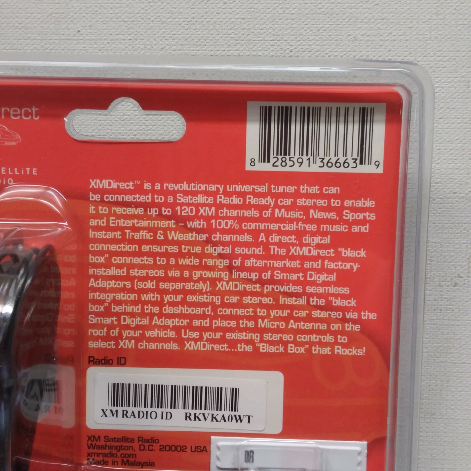 Sirius XM Direct Satellite Tuner Box with Antenna XMD1000 (P)