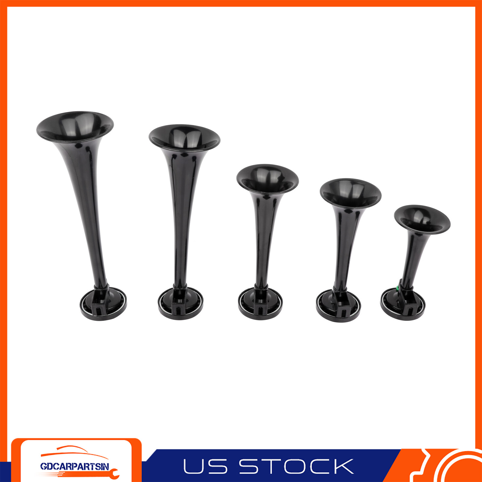 Ultra Loud Black Dixie Musical Car Air Horn Kit Dukes of Hazzard