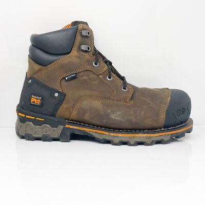 Мужские рабочие ботинки Timberland Pro Boondock 6 дюймов 92615 коричневые с композитным носком, размер 11,5 Вт