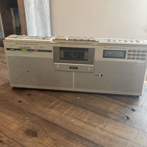Vintage Sharp Metal GF-8X Top Loader Cassette player boombox Vintage Sharp Metal GF-8X Top Loader Cassette player boombox