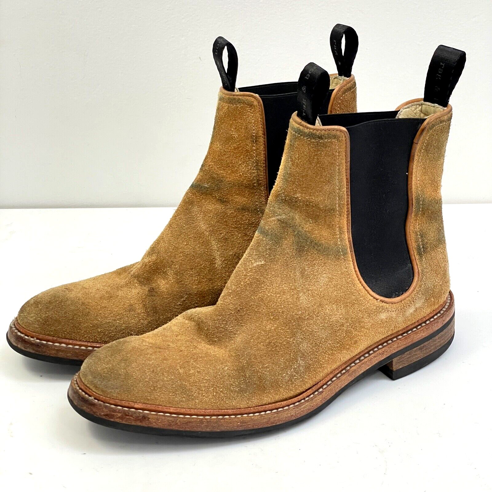 Rag & Bone Spencer Chelsea Boot 41.5 / US 8.5 Leather Suede Dainite  Fall USED