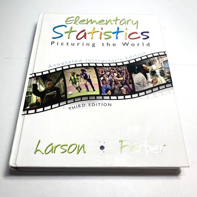 ELEMENTARY STATISTICS: PICTURING THE WORLD (3rd Edition, Hardcover)