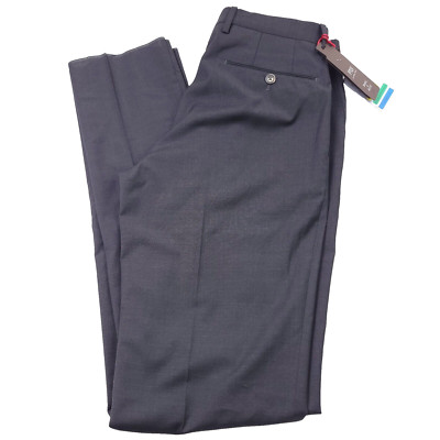 $395 PT Torino PT01 Traveler Stretch Gray Dress Pants Men Size US 30 (Italy 46)
