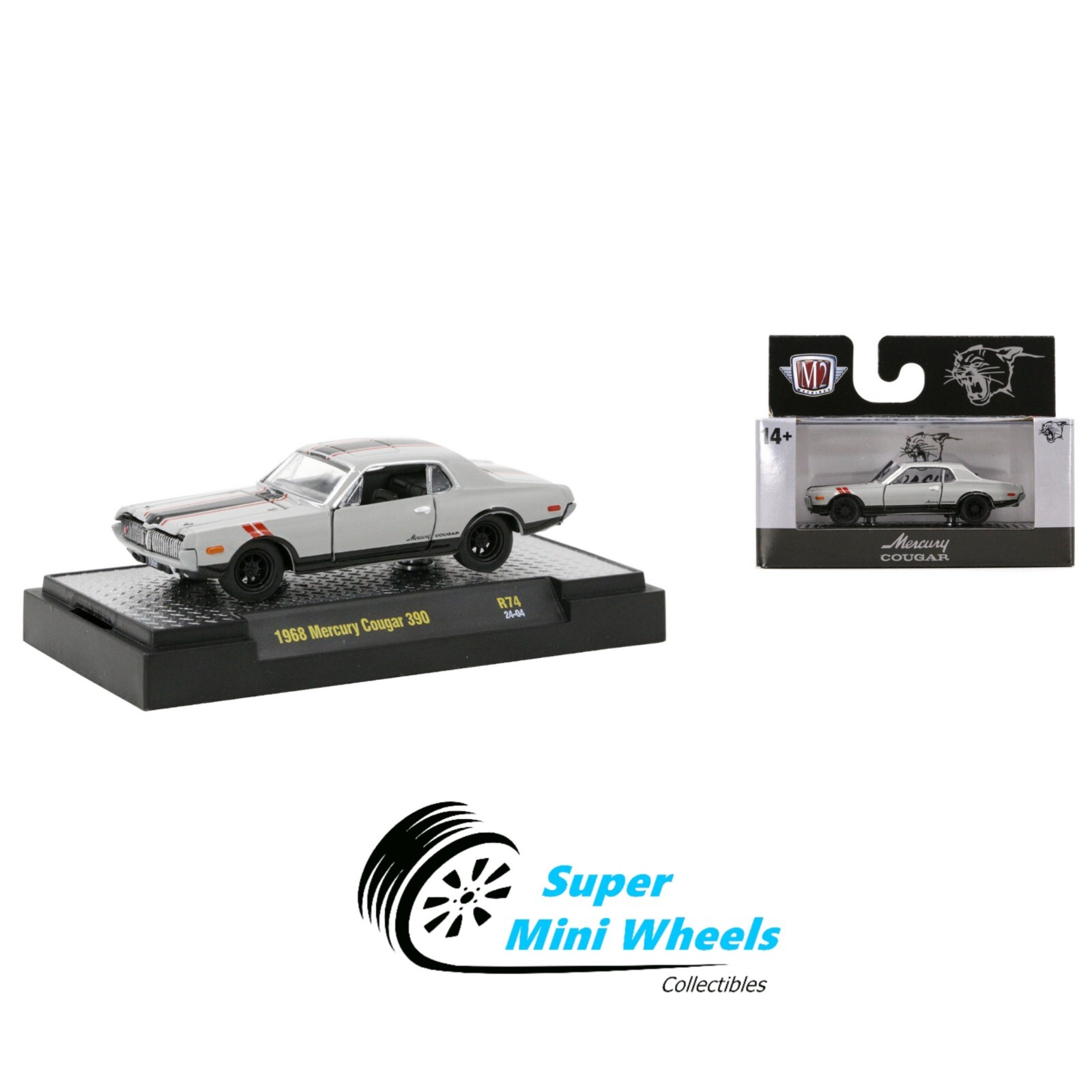 M2 Machines 1:64 - 1968 Mercury Cougar 390​ - R73 24-04 | eBay