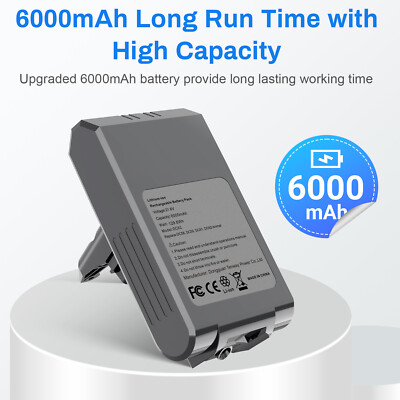 9500mAh Battery For Dyson V6 Replacement For Animal Absolute SV09 DC58 DC59 DC62