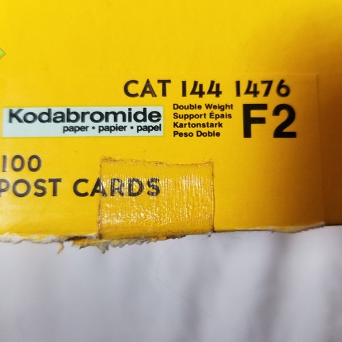 NIB- 100 Kodak Kodabromide F-2 Double Weight Post Cards Photographic Paper