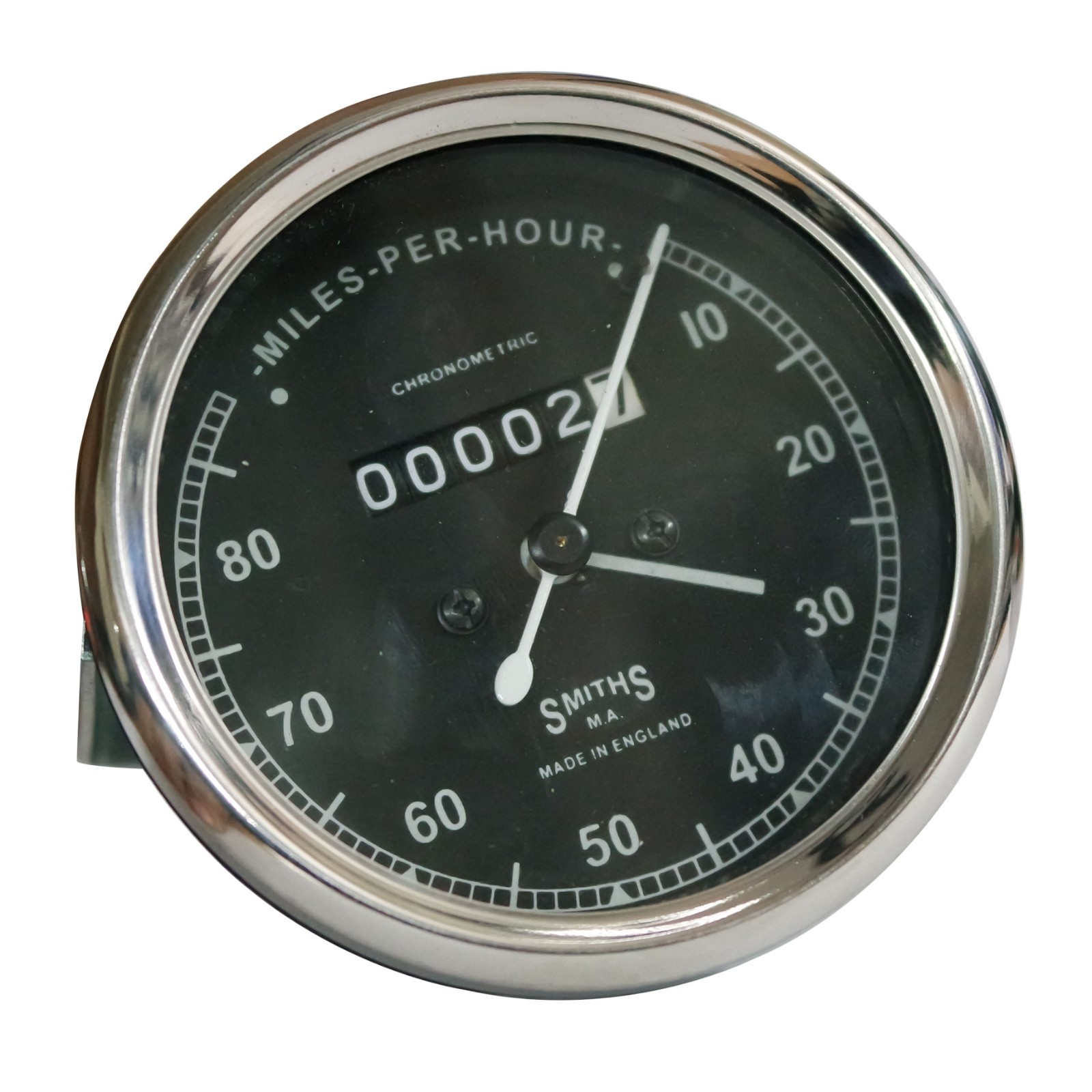 New Replica Smiths Speedometer Miles / Hour 80 Mph Speedo BSA Royal Enfield