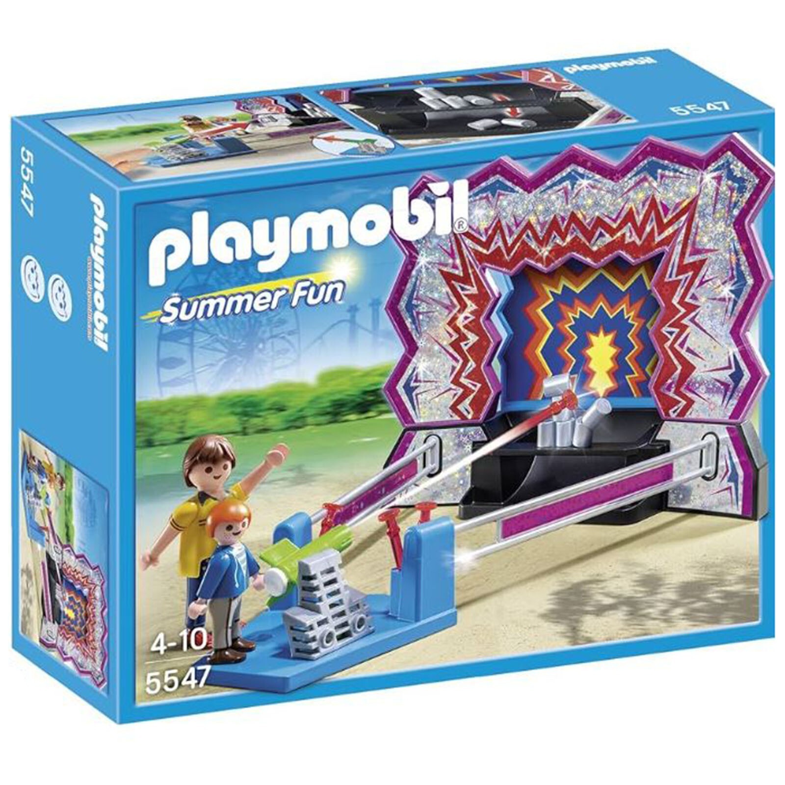 Игровой строительный набор Playmobil Summer Fun Tin Can Shooting Game 5547 НОВЫЙ В НАЛИЧИИ