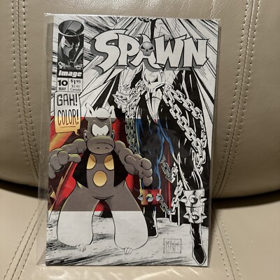 Spawn #10 Image Comic Book May 1993 ''Crossover'' Cerebus Cover McFarlane