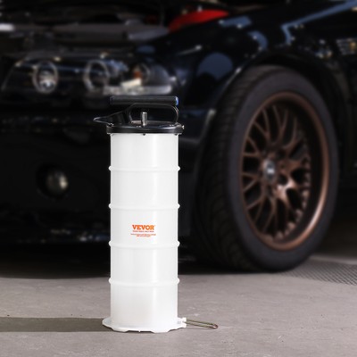 VEVOR Fluid Extractor Manual Hand Operated Oil Change Vacuum Pump 1.74 Gal/6.5L