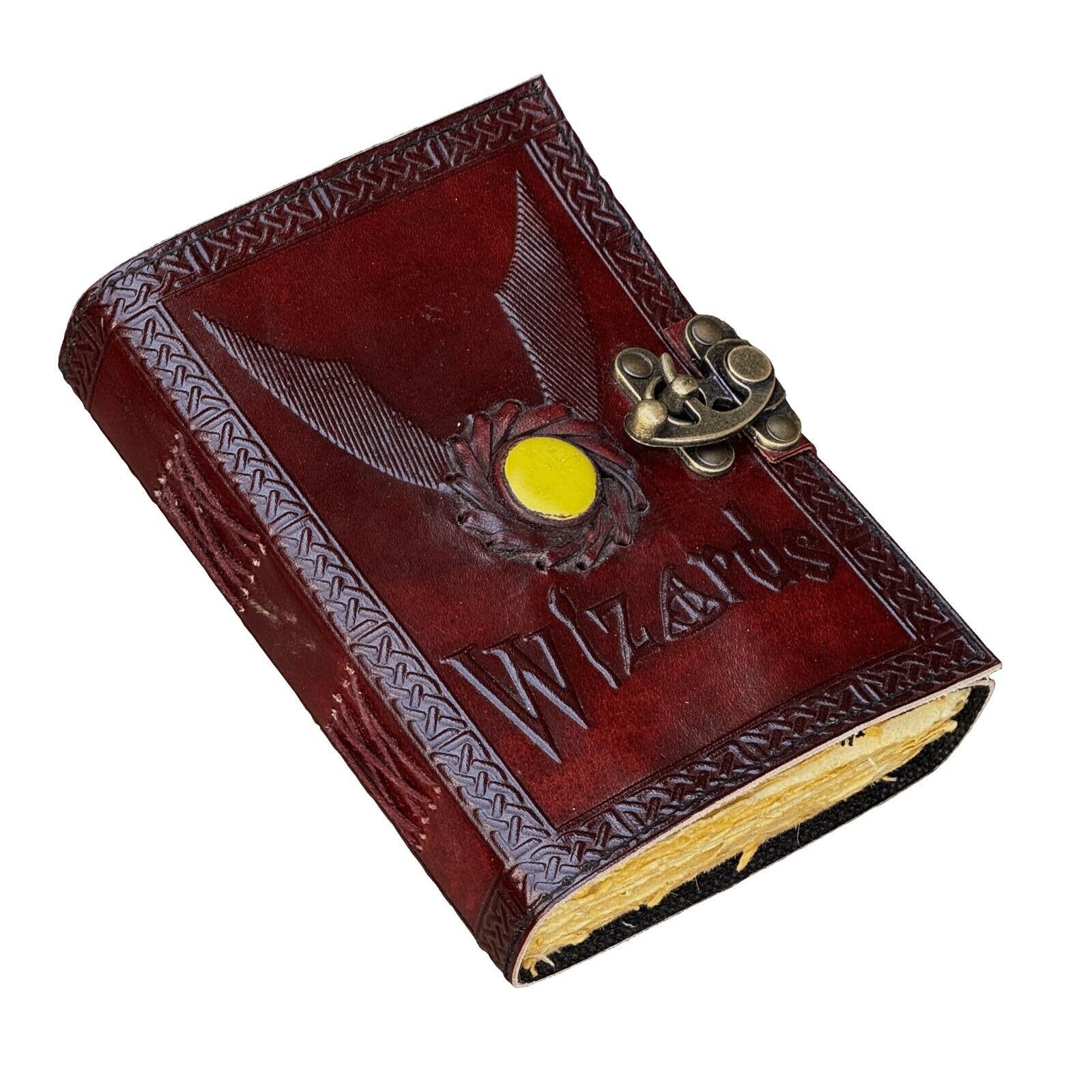 Amazon | Urban Leather Black Triquetra エンボス日記帳 - Book