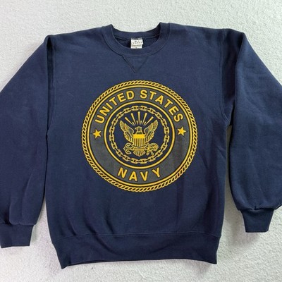 Vintage Soffe United States Navy Sweatshirt 3M Reflective Small Double Sided USA
