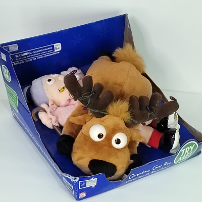Gemmy Grandma Got Run Over By A Reindeer Animated Plush Music Lights Motion New