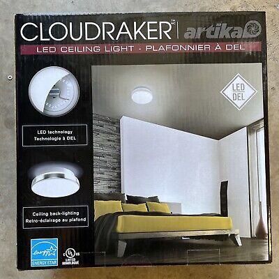 Artika Cloudraker 12.6in LED Flush Mount Ceiling Light New