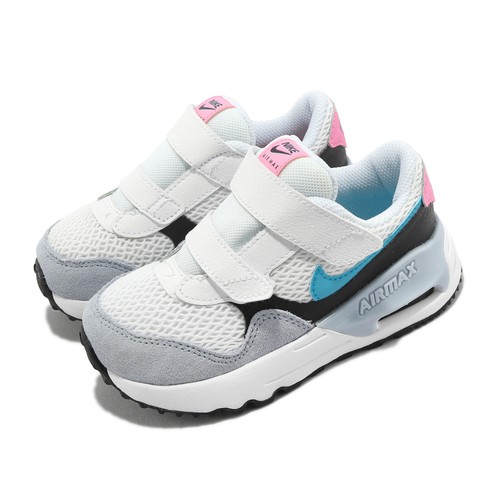 Повседневная обувь для малышей Nike Air Max Systm TD White Blue Lightning DQ0286-106