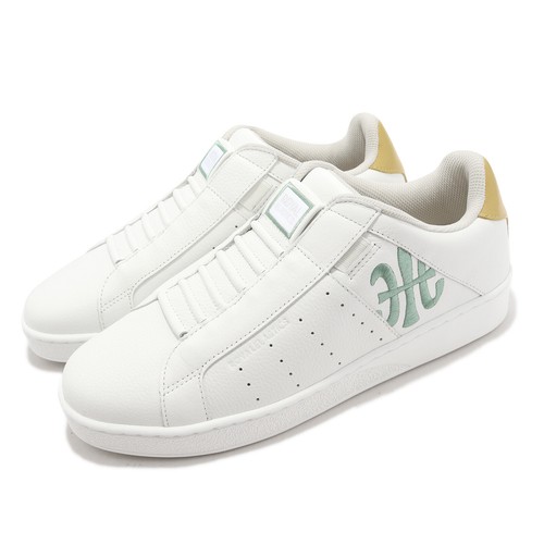 

Мужские повседневные кроссовки без шнурков Royal Elastics Icon White Yellow Turq 01922-043, Белый, Icon
