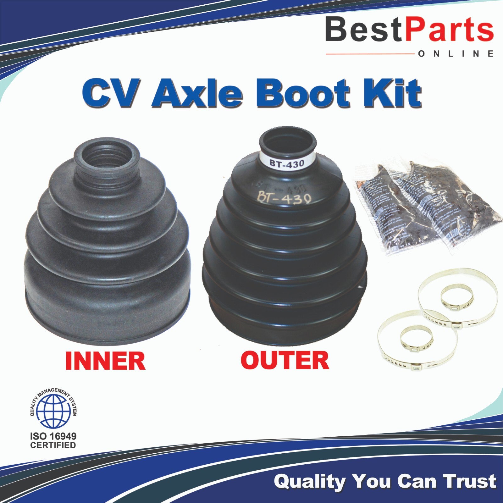 CV Axle Boot Kit for Mazda CX-9 2007-2015 Front Inner & Outer | eBay