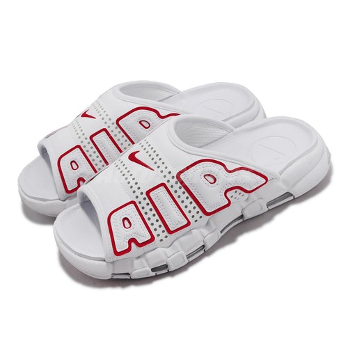 

Бело-красные женские сандалии унисекс Nike Wmns Air More Uptempo Slide FD9885-100, Белый, Wmns Air More Uptempo Slide