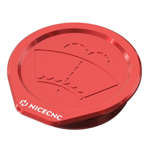 NICECNC Billet Aluminum Washer Fluid Reservoir Cap Red 61667264145 For BMW E46