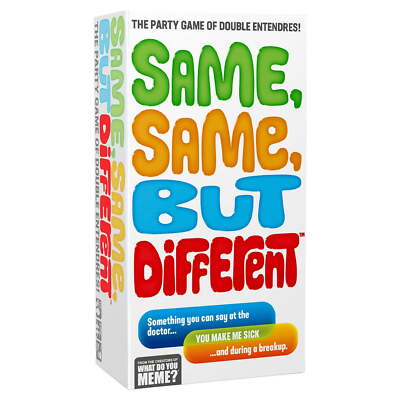 Same Same But Different The Hilarious Party Game of Double Entendres New Sealed