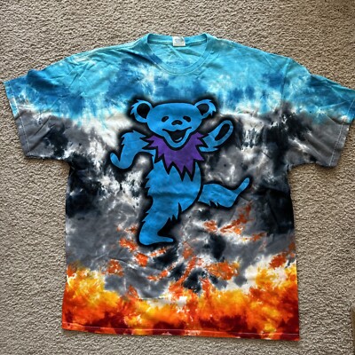 Liquid blue Grateful Dead, The Bear, Tie-Dye Shirt, Brand New Men L