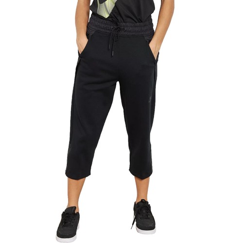

Женские удобные укороченные брюки Nike Sportswear Tech Fleece, черные 831711-010, Черный