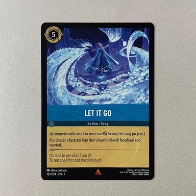 Lorcana First Chapter #163 Let It Go Rare