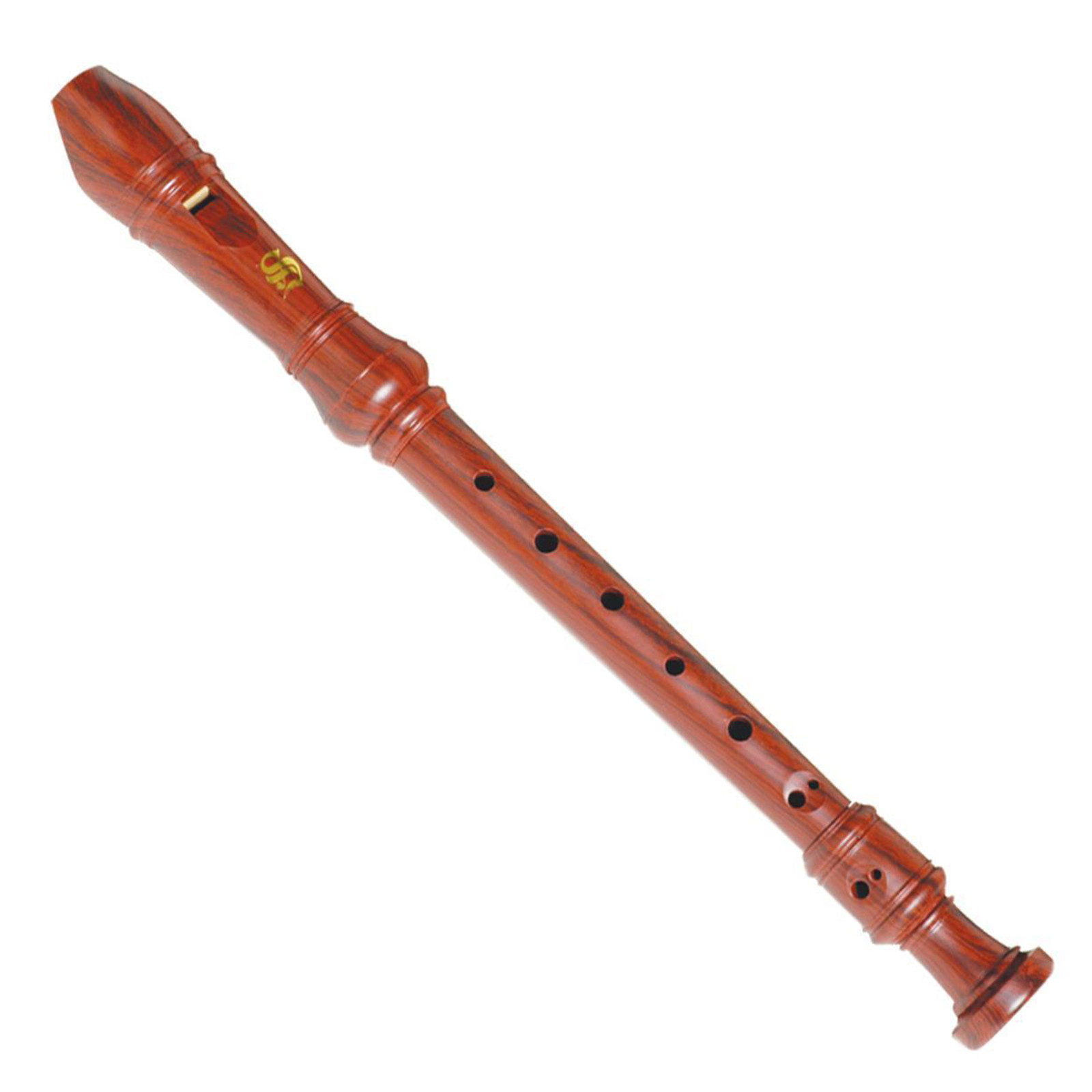 5 PACK Steinhoff 'WoodLook' Recorder for Kids with Cleaning Rod and