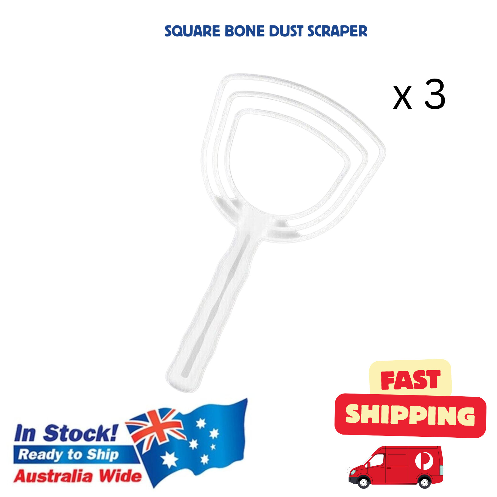 3PCS Brand New Bone Dust Scraper Tool Tbone & Meat Scraper for Butchers/ Hunters