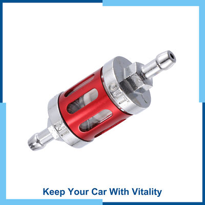 Universal Pack(1) 8mm Fuel Filters Engine Inline Gas Fuel Line Filter ATV Dirt