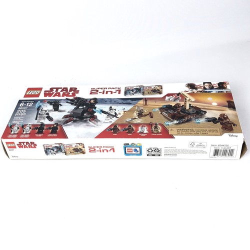 LEGO Star Wars 66597 Super Battle Pack 2 in 1 Sets 75197 & 75198 Sealed NEW FIGS