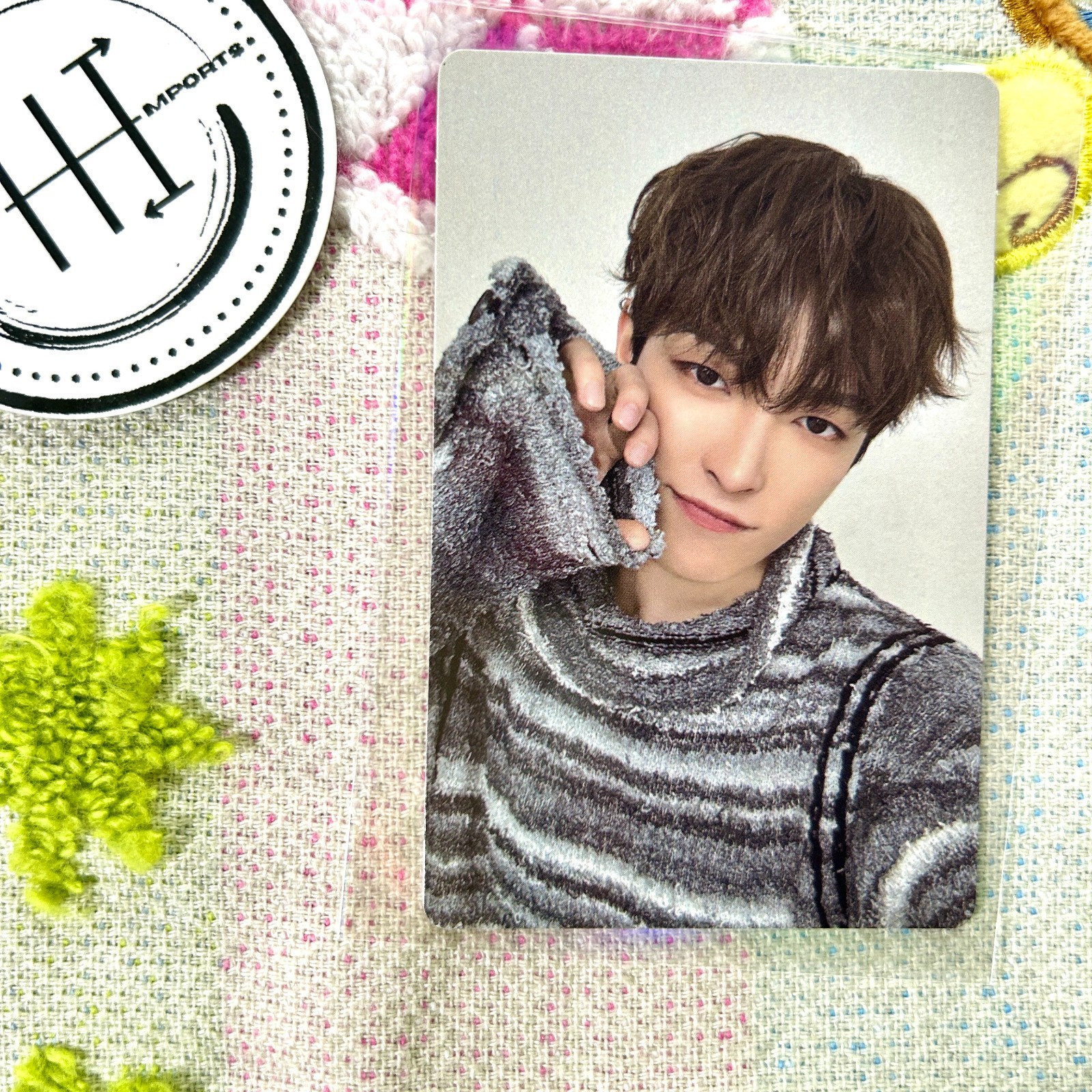 ￼ATEEZ HONGJOONG PHOTOCARD ホンジュン　トレカ Ateez Golden Hour Part 3 Official Hongjoong Photocard | Korea Kpop