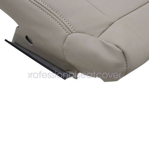 4PCS For 1998-2007 Lexus LX470 Driver & Passenger Leather Seat Cover Tan # LF40