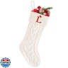 Doitory Christmas Stockings,Christmas Decoration Knitted Soft and Comfortable Stockings,Hanging Long Tube Letter Xmas Stocking for Fireplace