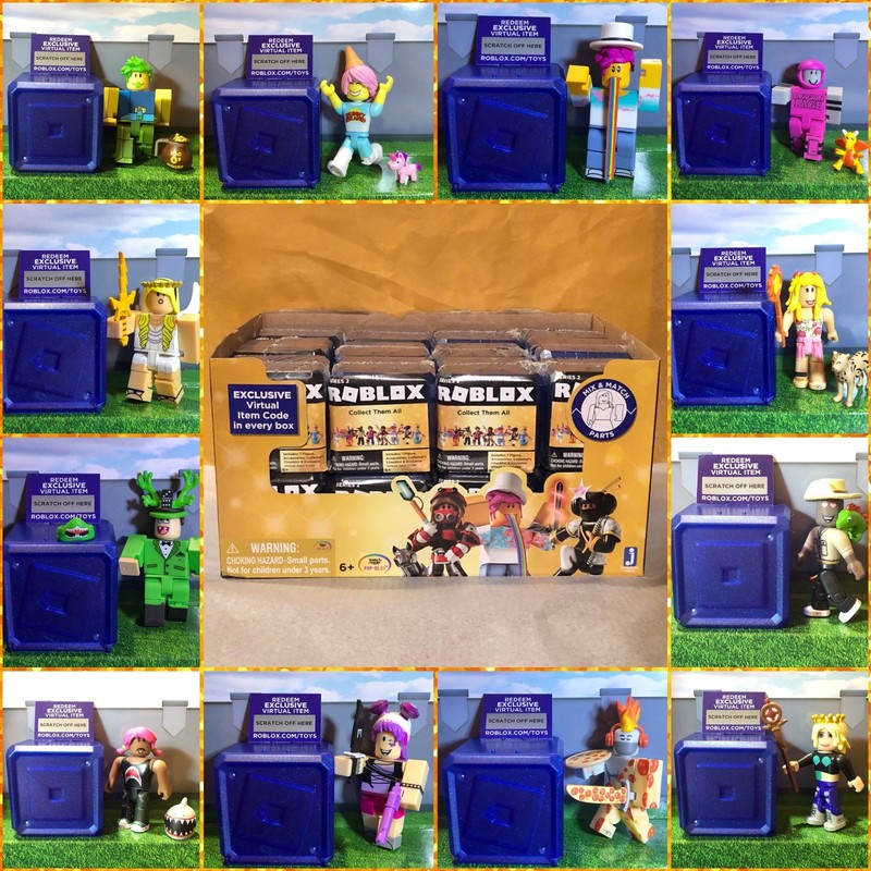 Roblox Celebrity Gold Series 1 2 3 4 Exclusive Mystery Blind Box Kid Toy Figures - roblox series 2 pack brand new with code bonnabellerose