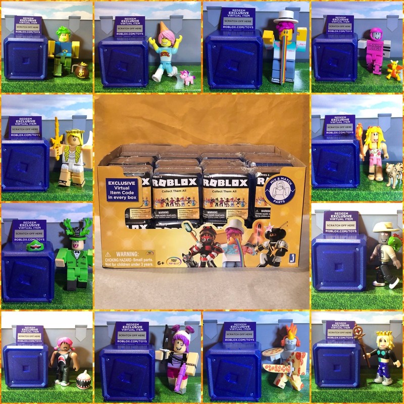 Roblox Celebrity Gold Series 1 2 3 4 Exclusive Mystery Blind Box Kid Toy Figures - roblox series 2 mystery character blind box figure