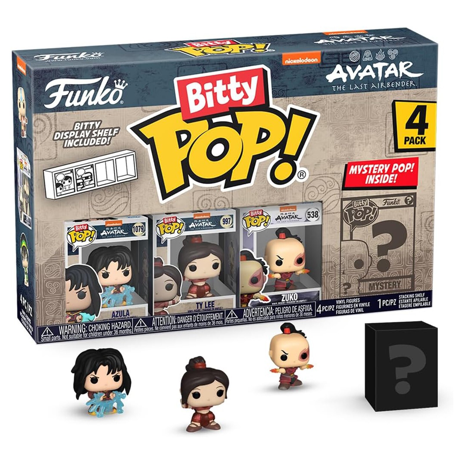 Набор виниловых фигурок Funko Avatar The Last Airbender Bitty POP Azula НОВЫЙ