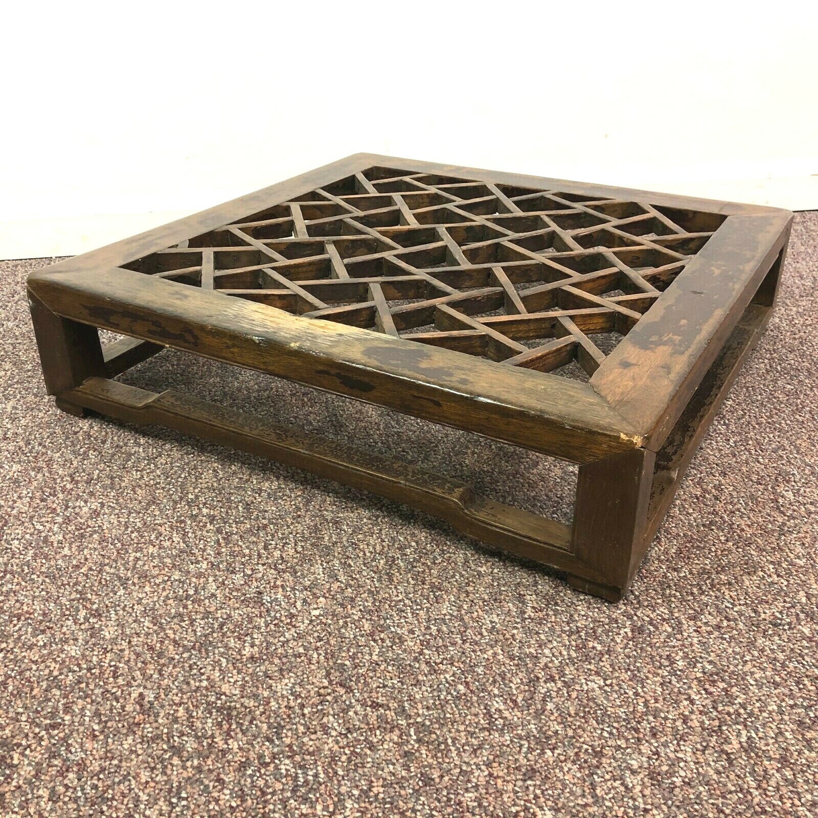 Antique Chinese Elm Opium Low Table