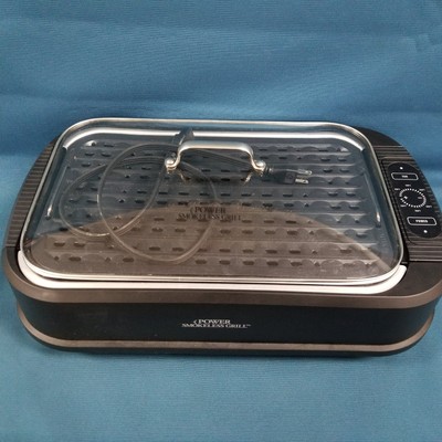 Power Smokeless Electric Indoor Removable Grill Griddle Plates Nonstick WORKS