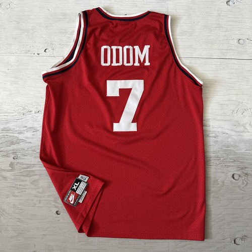 00s NIKE LA Clippers NBA ODOM ゲームシャツ L 00S Nike La Clippers Nba Odom Game Shirt L | eBay