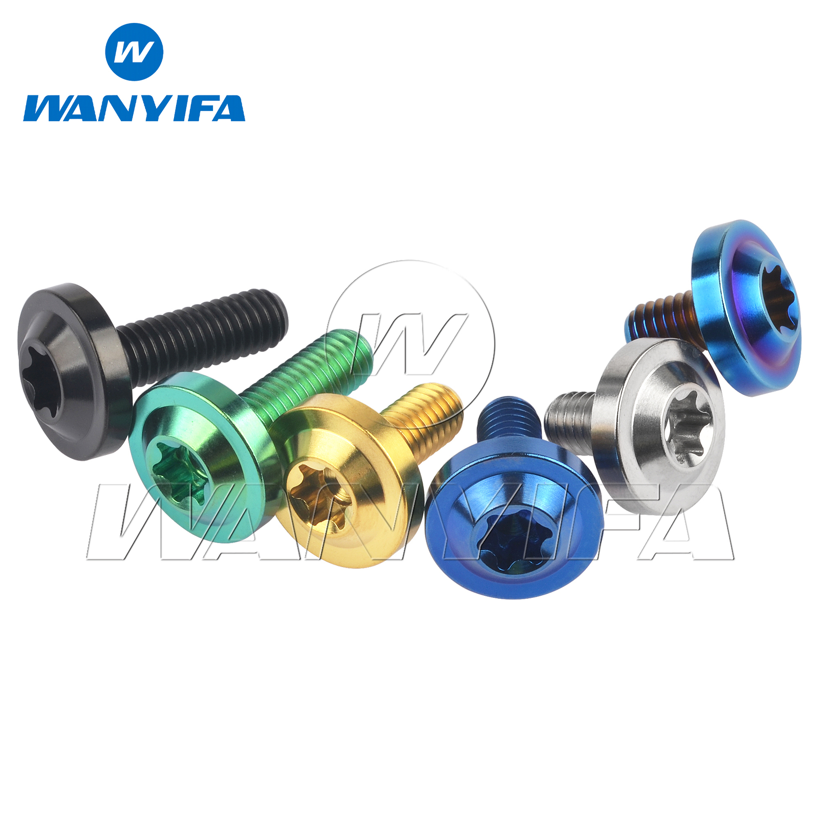 Wanyifa Titanium Bolts M5 M6 Truss Torx Screw M5x10-35mm M6x10 15 20 25 for Bike