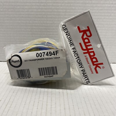 007494F Raypak 115V-Pri 24V-Sec 100Va Transfo OEM 007494F