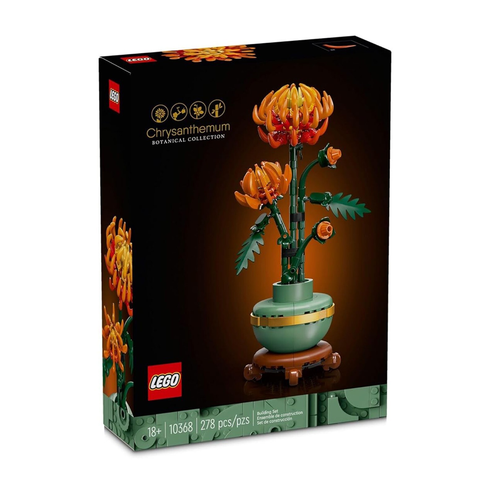 Конструктор LEGO Ботаническая коллекция хризантем 10368 НОВЫЙ В НАЛИЧИИ