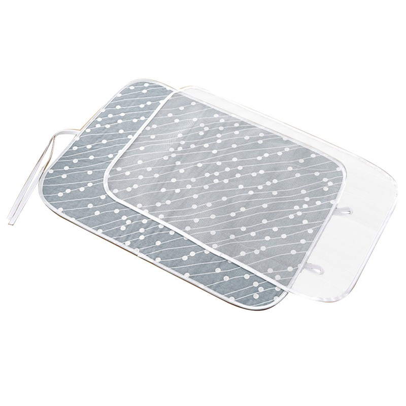 Mini Ironing Board Pad Portable Foldable Heat Resistant Iron Pad for Table Top