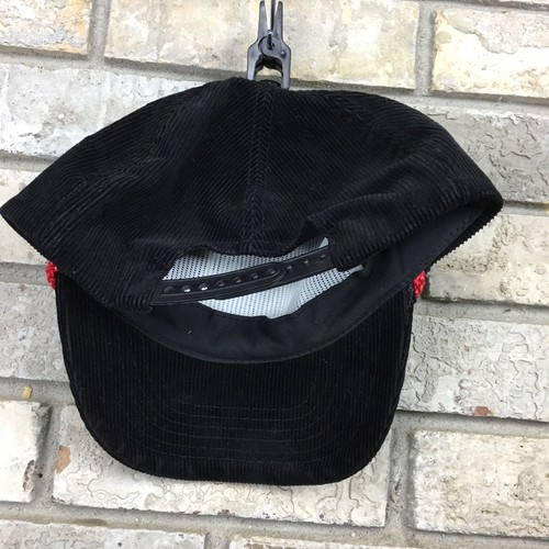 Vintage 90s Abu Garcia Pro Fishing Corduroy Snapback Trucker Hat Vtg Hip Hop OG